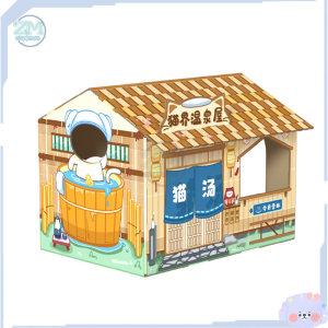 บ้านแมว บ้านลับเล็บแมว ที่ลับเล็บแมว บ้านสัตว์เลี้ยง กล่องลับเล็บแมว ที่นอนแมว บ้านแมวกระดาษ บ้านแมวกระดาษ กล่องบ้านแมว