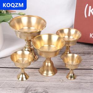 [COD] KOQZM Giá đỡ nến bằng hợp kim đồng vàng nhiều kích cỡ nến trang trí nhà cửa