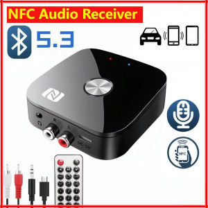 5.3 เครื่องรับสัญญาณเสียงบลูทูธ Rca 3.5 มม.Aux Usb สเตอริโอ Nfc Bt 5.0 อะแดปเตอร์ไร้สาย U-Disk