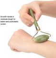 Jade Gua Sha Facial Massager Set - 5 in 1 Skin Care Tools With Roller and Massager. 
