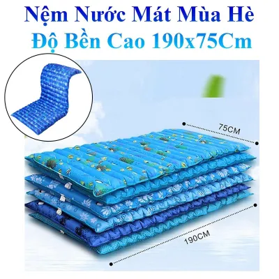 Nệm Nước Mát Mùa Hè Cỡ Lớn Đệm Nước Cho Bé Và Người Lớn Dài 190Cm Rộng 75Cm Thoáng Mát Độ Bền Cao