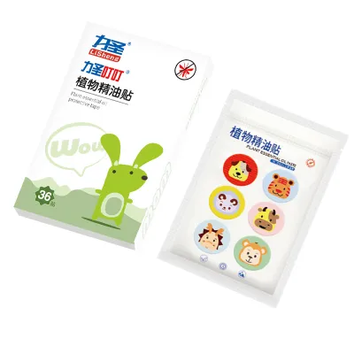 Baby Pro 36pcs in 1pack Cute Designs Anti-Mosquito Patch Stickers For Kids Mosquito Repellant