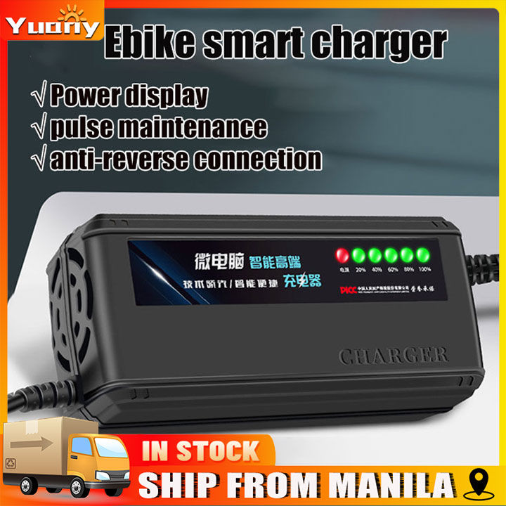 【local Delivery】 Ebike Charger 48v 60v 20ah Smart Intelegent Intelligent Battery Charger For E 1956