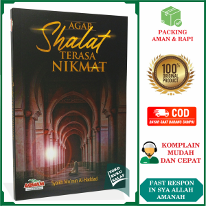 Agar Shalat Terasa Nikmat ORIGINAL Karya Syaikh Mumin Al-Haddad Panduan Sholat Solat Salat Bahagia Penerbit Aqwam