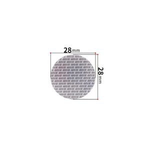 100PCS Self-adhesive Foam Press Seal Cap Liners Jar Bottle Pot Tamper Food Gasket Seals Pad Black Font