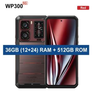 Oukitel WP300 5G Rugged Smartphone 12GB+512GB 120W Android15 Mobile Phone 16000mAh 6.78" FHD+ 108MP Camera Cell Phone