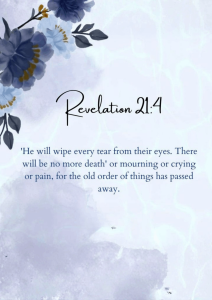 Comforting Bible Verse Encouragement Card – Sympathy & Comfort Gift Idea | Christian Bible Comfort Empathy Card | FREE Envelope FREE Bubble Mailer
