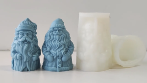 Santa Clause Silicone Mold Multipurpose Silicone Mould for Making Soap Holiday Decoration Epoxy Resin