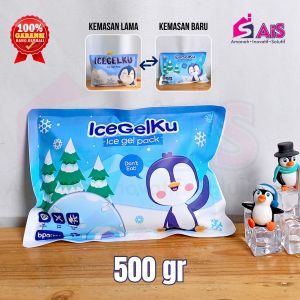 ICEGELKU ICE GEL BESAR 500gr ICE GEL ASI ICE GEL TAS ASI ICEGEL COOLER BAG PENDINGIN/PENGHANGAT MAKANAN/MINUMAN ICE GEL 500gr