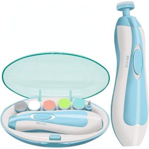 🇲🇾𝐑𝐄𝐀𝐃𝐘 𝐒𝐓𝐎𝐂𝐊🇲🇾 6 In 1 Electric Baby Nail Trimmer Pedicure & Medicure Baby Nail Clipper Grooming