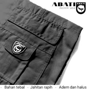 Celana Sirwal Cargo Pria Dewasa Modern Tebal Outdoor Tempur Premium