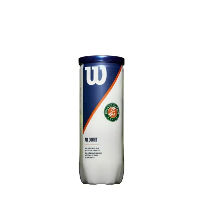 [BUY 4 CANS AT PRICE OF 3] Wilson Roland Garros Official Tennis Ball (4 pack) 12 Tennis Balls - WRT126400