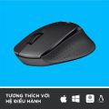 Chuột không dây Logitech M331 Silent Click - Hàng chính hãng. 