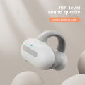 BOKEWU TWS Wireless Bluetooth Headphones HiFi Stereo Earphone Ear Clip Headset Sports Earbuds with Mic. 