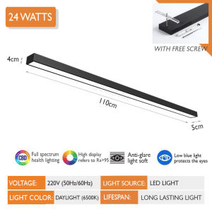 Super Bright LED Office drop lights for ceiling Pendant LED Linear Daylight 220v pin ceiling modern lights Indoor