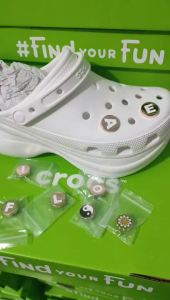 cross Phụ Kiện Trang Trí Giày cross Bằng Kim Loại Chất Lượng Cao chamr dép crocs