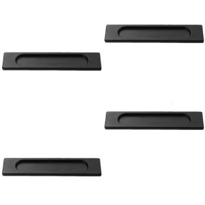Contemporary Bronze Cabinets Handles Auto Adhesive Smooth Pulls for Pocket Door Bathroom Furniture
