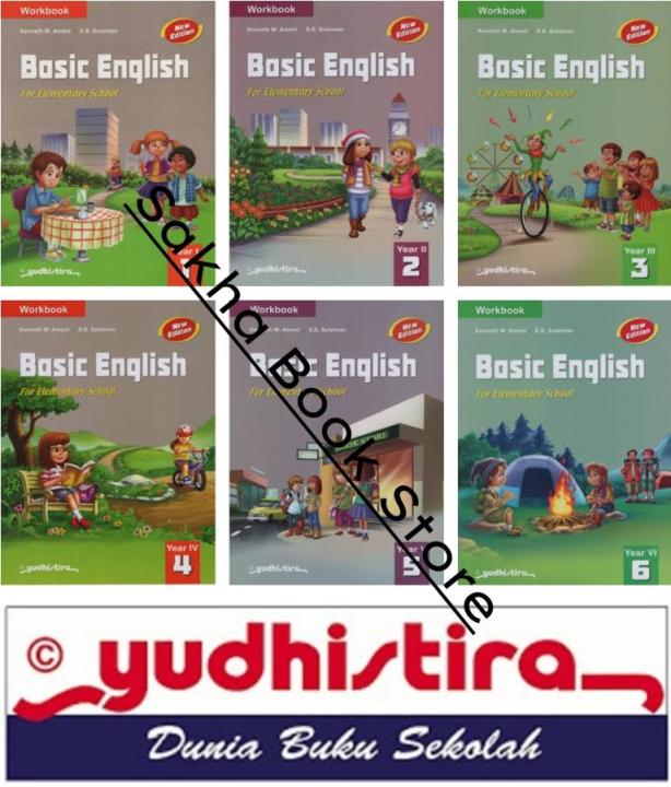 BUKU KERJA SOAL WORKBOOK BAHASA INGGRIS BASIC ENGLISH SD KELAS 1 2 3 4 ...