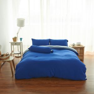 Cotton Pure™ Klein Blue Jersey Cotton Bundle Bed Set