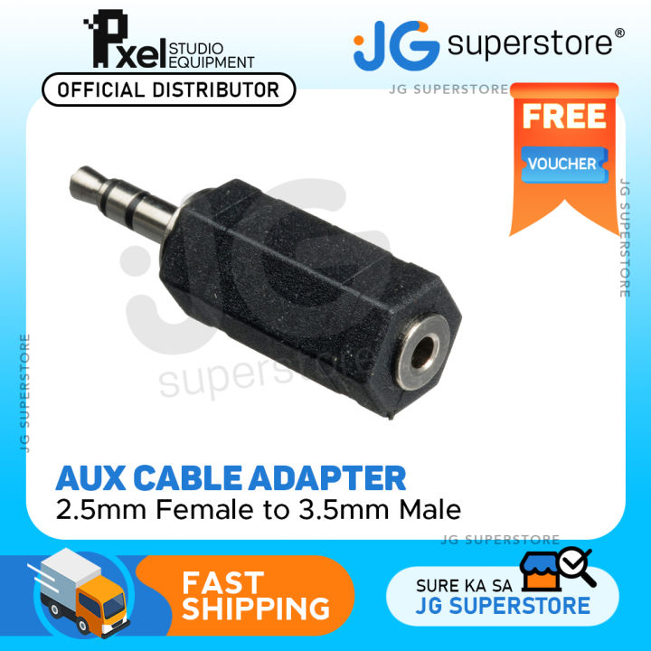 Pxel Stereo Mini Female to Sub-Mini Stereo Male