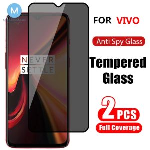 🎉Ready Stock【 Anti-voyeur 】🎉 2Pcs Anti-Spy Privacy Protective Tempered Glass VIVO Y76 Y15A Y15S Y21 Y21S Y33S Y12S Y12A Y51 Y31 Y30 Y20 Y20i Y20S Y12S Y50 Y17 Y15 Y12 Y11 Y83 Y93 Y91 Y95 Y91i Y20S G V21E V9 V20 V20SE Screen Protector