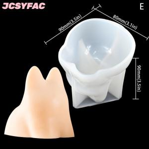 JCSYFAC Khuôn làm bánh thạch hoạt hình dễ thương Khuôn làm bánh trang trí công cụ làm bánh nằm rồng Kitty sữa Pudding Khuôn Silicone khuôn sữa trứng