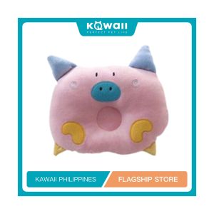 KAWAII Soft Plush Pet Pillow Ergonomic Neck Protector for Small Dogs and Cats Breathable Calming Pillow with Cute Animal Designs