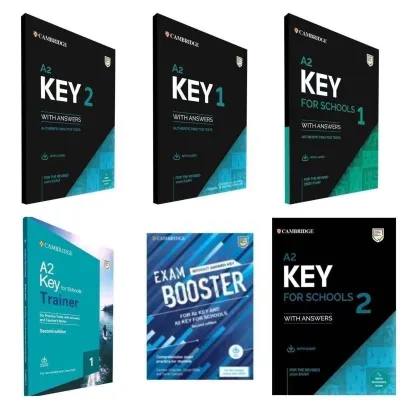 Cambridge KET A2 Key Authentic Practice Test for Schools 1/2 Students Book with Answers + Audio