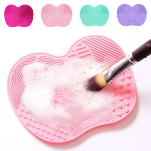 WiWi Beauty Silicone Cosmetic Washing Brush Gel Cleaning Mat Foundation Makeup Brush Cleaner Pad Scrubber Board