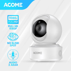 ACOME IOT Kamera CCTV APC03 | CCTV Indoor | Full HD 1440P | 4MP | Auto Deteksi Gerak | Rotasi 360° | Audio 2 Arah | Tetap Terang dalam Mode Malam