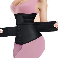 MELEDE Waist Trimmer for Women Tummy Waist Shaper Waist Trainer Body Shaper  Girdles for Women Tummy Belly Fat Trimmer Sauna Sweat Belt Adjustable  Slimming Fitness Workout Body Shaper Slim Waist