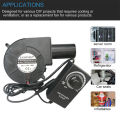 Turbo Fan Mini Blower Model Keong 12V / Turbo Fan Air Flow Blower / Kipas Blower Bbq Mini Untuk Kompor Panggangan Outdoor / Bearing Air Flow Pendingin Cooler Fan / Kipas Blower Dengan Turbin Udara Mini Portable Untuk Bbq Dc 12v. 