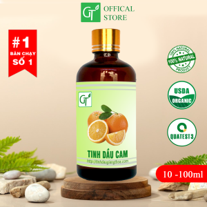 Tinh dầu Cam Ngọt Nguyên Chất - Xông Phòng Chăm sóc da Thơm Ngọt