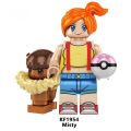 Monste Digimon Adventure Pikachu Pocket Ash Ketchum Misty Calem Anime Cartoon Mini Building Blocks Figure Toys Kids Gift. 