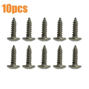 10/20pcs Metal U-Type Clips Screw Set Car Bumper fender Fasteners Base Self-tapping Screw Buckles Cl