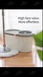 Jbos Mop With Spinner and Bucket Stainless Spinner 360 Easy Rotating Map Floor Cleaning Tornado Mop