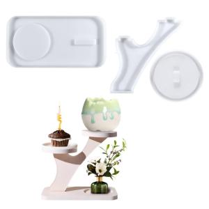 Accessories Molds Holder Mold Splicing Bracket Shape Bracket Mold Silicone Texture for Candlestick