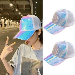 SURRIP FASHION ฤดูใบไม้ผลิ ปรับได้ ระบายอากาศได้ดี ครีมกันแดด แฟชั่น หมวกผู้หญิง หมวกกันแดด หมวกตาข่าย หมวกเบสบอล