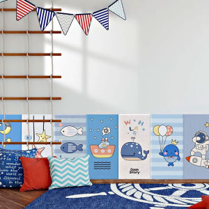 3D Cartoon Self-Adhesive Anti-Collision Wall Padding for Kids Kindergarten Wall Stickers Wall for Baby