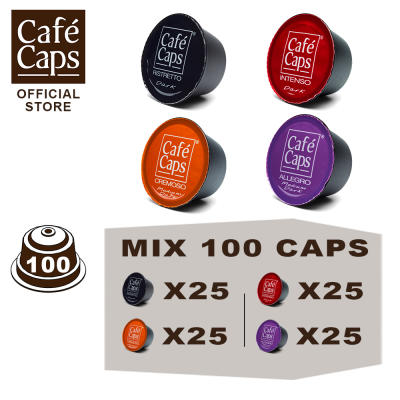 Cafecaps Dolce Gusto แคปซูลกาแฟ MIX 100 แคปซูล