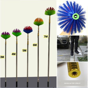 Gậy Chổi Dài 3M-7M Quét Trần Nhà Quét Mạng Nhện Đầu Cán Inox 304 Cao Cấp Có Thể Rút Gọn 1m2-1m5