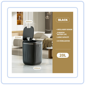 【COZYCASA】Smart Modern Waste Bin Dust Dustbin Motion Sensor Automatic Stylish