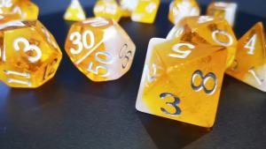 Bescon Oversized Beer Dice Set Novelty 7pcs BeerDice Polyhedral D&D DND Dice Set of 7pcs Jumbo Oktoberfest Set