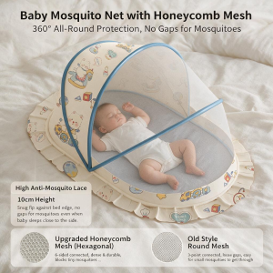 YANYANGTIAN Round Canopy Ceiling Hanging Mosquito Net Bed