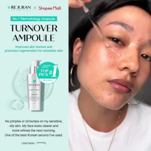 【Limited Promo】REJURAN Turnover Ampoule 30ml – Clinically Proven Anti-AgingImproves Elasticity & Texture