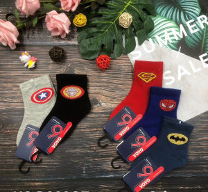 Tất Vớ Trẻ Em - Set 5 Đôi Tất  Cổ Cao Bé Trai - Bé Gái 3-8 Tuổi