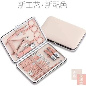 Bộ Cắt Bấm Dũa Móng TaySét Dụng Cụ Bấm Móng 3DM 18 Chi Tiết Nail Care Cao Cấp Tiện Dụng