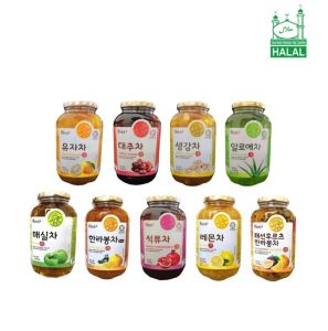 Korean Hansung Honey Tea Citron Ginger Lemon Pomegranate Aloe Passionfruit Assorted Flavour Halal 1150g