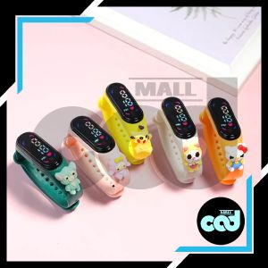CODMALL Jam Tangan Elektronik Tahan Air Motif Karakter Anak Laki-laki Perempuan LED Minimalis Gelang JT057