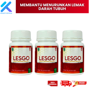 Obat Kolesterol Herbal LESGO Obat Penurun Lemak Darah 60 Kapsul